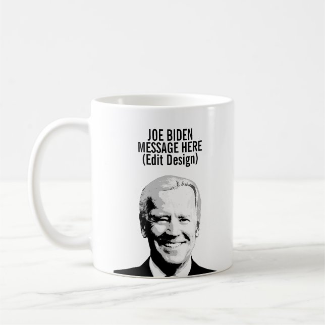Caneca De Café Joe Biden Personalizado (Esquerda)