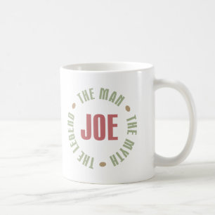 Caneca De Café Joe o homem o mito os presentes das camisetas da