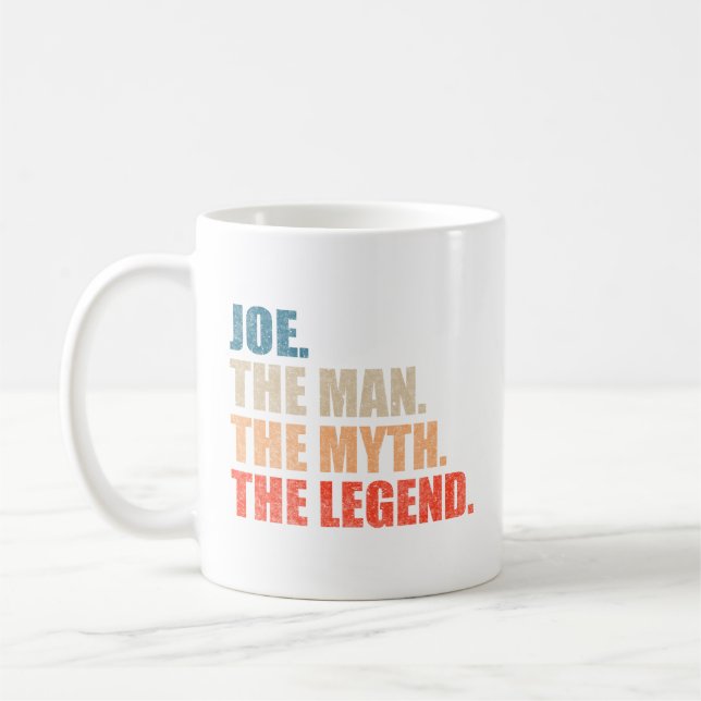 Caneca De Café Joe The Man The Myth The Legend (Esquerda)