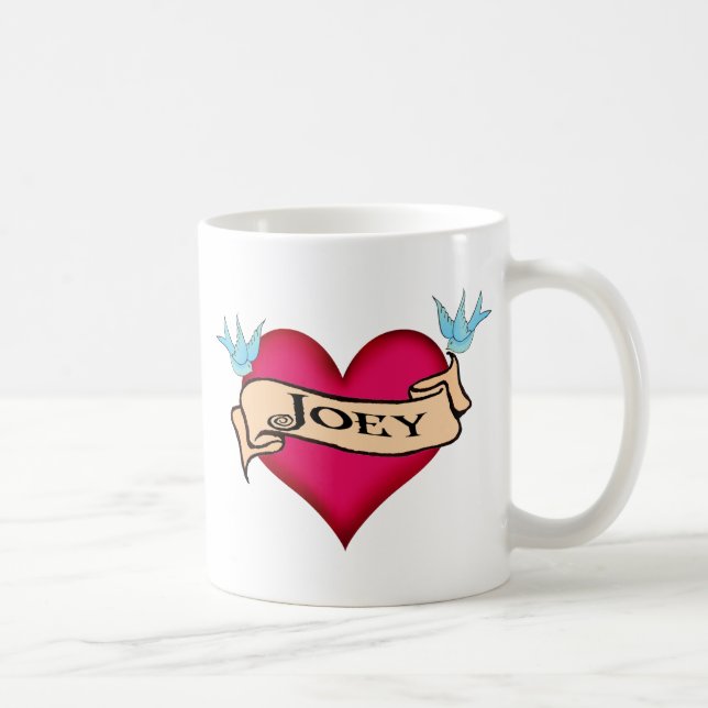 Caneca De Café Joey - t-shirt & presentes feitos sob encomenda do (Direita)