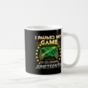 Caneca De Café Jogador 1965 Pausou Meu Jogo De Vídeo Preto 1865