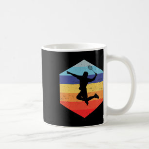 Caneca De Café Jogador de Badminton de Homens de Esquadrão