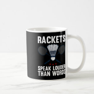 Caneca De Café Jogador de Badminton do Shuttle 1