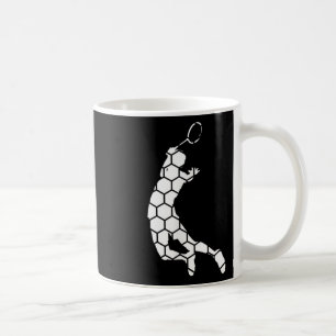 Caneca De Café Jogador de Badminton do Shuttle Squash Badminton