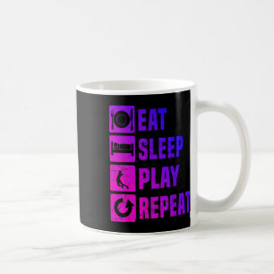 Caneca De Café Jogador de Badminton Esmagar Tênis de Mesa Masculi