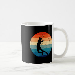 Caneca De Café Jogador de Badminton Masculino Feminino, Peteca Ba