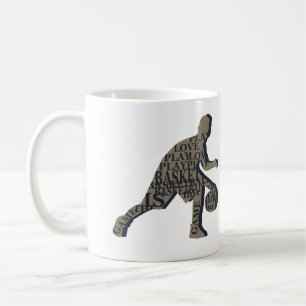 Caneca De Café Jogador de basquete