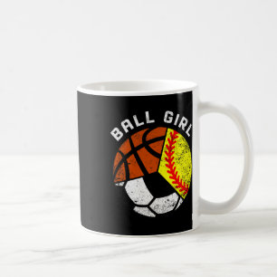 Caneca De Café Jogador de basquete de futebol de diversão da Ball