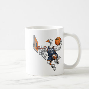 Caneca De Café Jogador de Basquete Engraçado Slam Dunk Lovers Spo