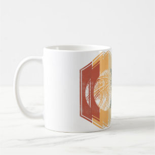 Caneca De Café Jogador de Basquete Para Bola de Meninos Meninas