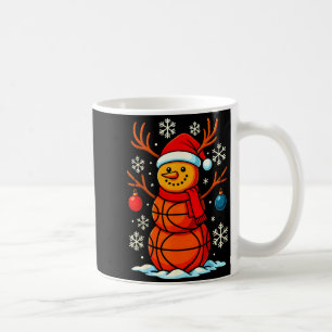 Caneca De Café Jogador de Basquetebol Bonecos de Neve Desenho de 