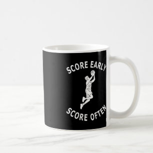 Caneca De Café Jogador de basquetebol masculino divertindo-se diz