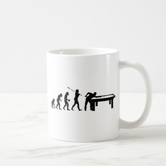 Caneca De Café Jogador de bilhar (Direita)