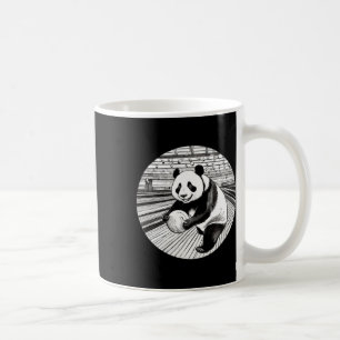 Caneca De Café Jogador De Boliche De Panda Engraçado Bowler Para