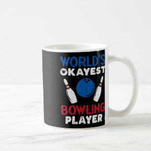 Caneca De Café Jogador de Boliche mais engraçado do mundo Homens 
