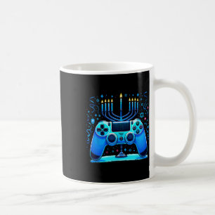 Caneca De Café Jogador de Console de Vídeo Game Judaico Hanukkah 