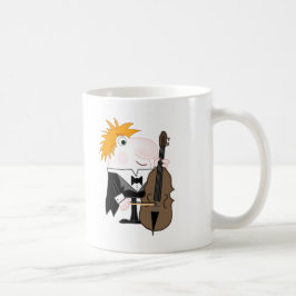 Caneca De Café Jogador de contrabaixo