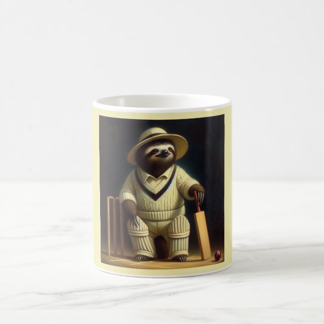 Caneca De Café Jogador de críquete (Centro)