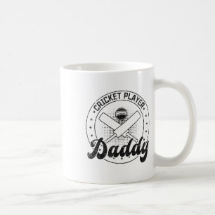 Caneca De Café Jogador de críquete papai