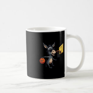 Caneca De Café Jogador de Esboço de Mergulho de Burro