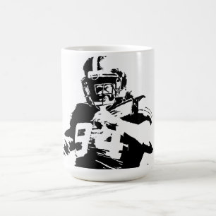 Caneca De Café Jogador de Futebol 15oz