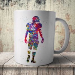 Caneca De Café Jogador de Futebol Americano