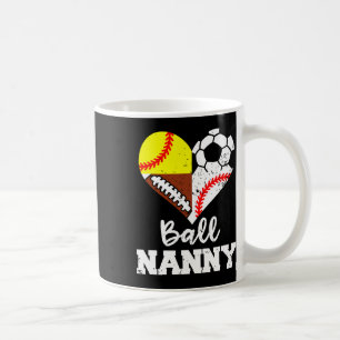 Caneca De Café Jogador de Futebol Americano Nanny Futebol Basebal