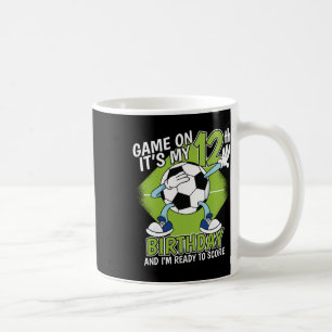 Caneca De Café Jogador de Futebol de 12 Anos Menino Aniversário d