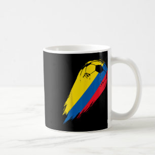Caneca De Café Jogador de Futebol do Orgulho Colômbia