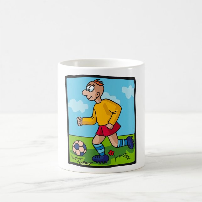 Caneca De Café Jogador de futebol estudante Esporte Coffee Mug (Criador carregado)