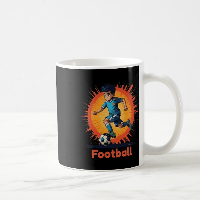 Caneca De Café Jogador de futebol internacional atlético  (Direita)