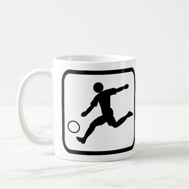 Caneca De Café Jogador de futebol Pro (Esquerda)
