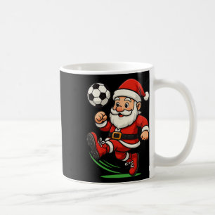 Caneca De Café Jogador de Futebol Santa Natal Xmas Meninos Homens