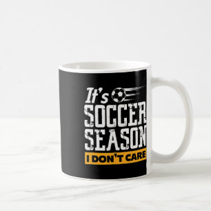 Caneca De Café Jogador de Futebol Time É Temporada de Futebol Não