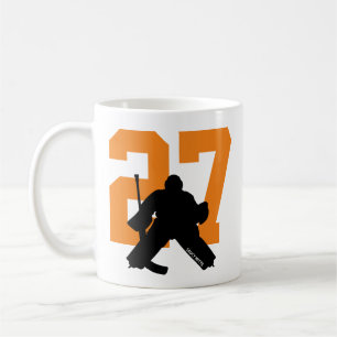 Caneca De Café Jogador de goleiro de hóquei personalizado - Lara