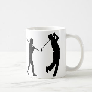 Caneca De Café Jogador de golfe