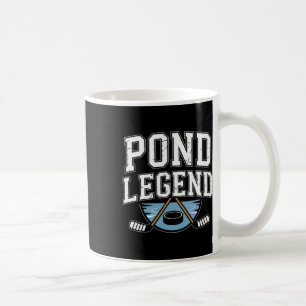 Caneca De Café Jogador de Hockey no Lago Lenda do Lago Shinny