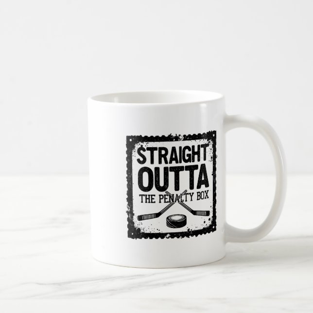 Caneca De Café Jogador de Hóquei Bem Saído da Penalidade  (Direita)