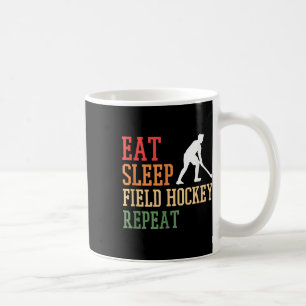 Caneca De Café Jogador de Hóquei em Campo Equipe de Hóquei Comer
