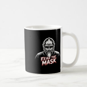 Caneca De Café Jogador de hóquei Halloween caixa de penalidade go
