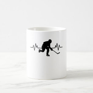 Caneca De Café Jogador de Hóquei no Gelo Batido de Carvalho Dive