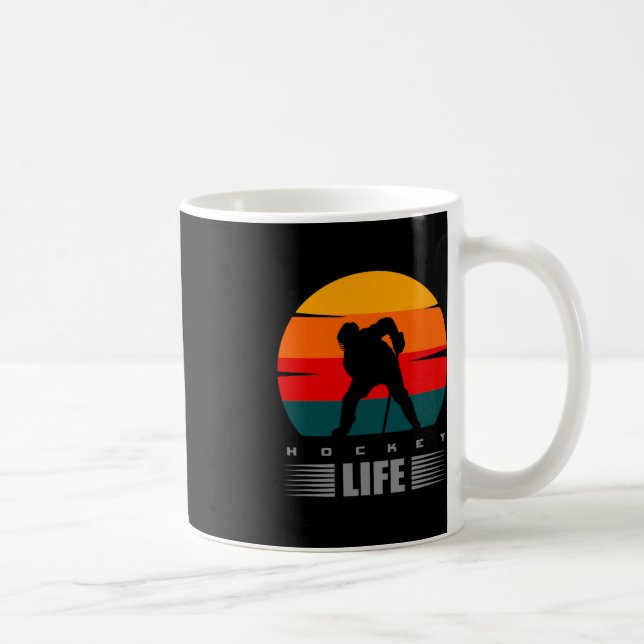 Caneca De Café Jogador de Hóquei no Gelo Presente 4 (Direita)