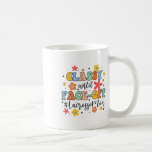 Caneca De Café Jogador de Lacrosse Engraçado até Lacrosse Virada