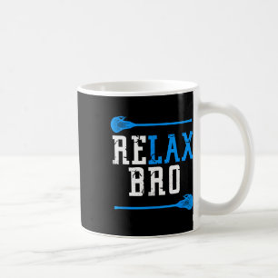Caneca De Café Jogador de Lacrosse Men Lax Gift Relax Bro