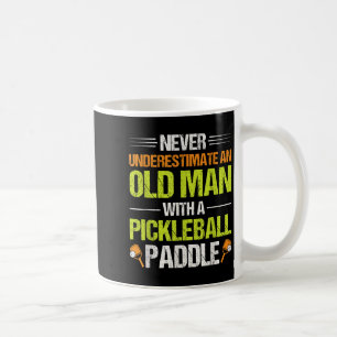 Caneca De Café Jogador de Pickleball Cita Pickleball Engraçado Gr