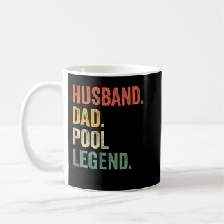 Caneca De Café Jogador de Piscina do marido engraçado da Mens Bil