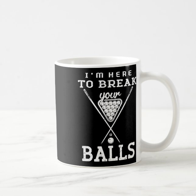 Caneca De Café Jogador De piscina E Soneca2 (Direita)