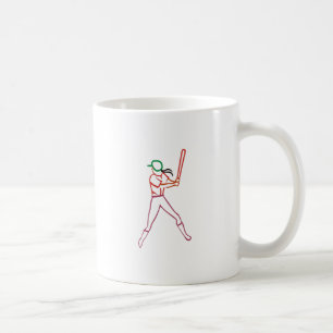 Caneca De Café Jogador de softball