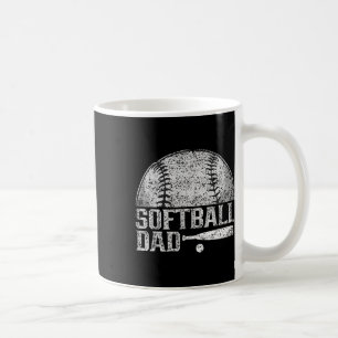 Caneca De Café Jogador de Softbol Masculino Softbolista Softbol