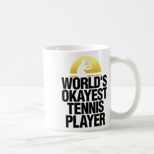 Caneca De Café Jogador de Tênis da Okayest Shirt Tênis Play Tee